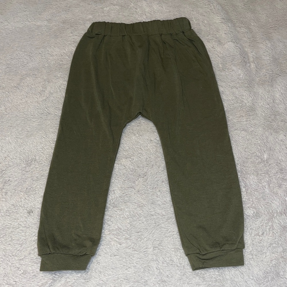 (3 for $10) green pants 100% cotton